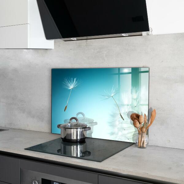 Kitchen splashback Dandelion dandelion in the wind
