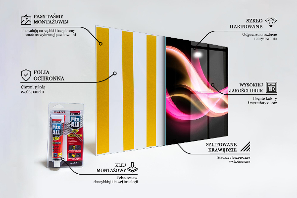 Cooker splashback Modern abstract vibration