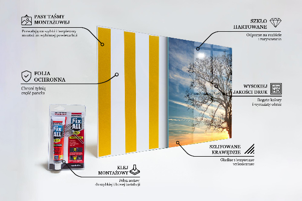 Cooker splashback Landscape meadow in the morning