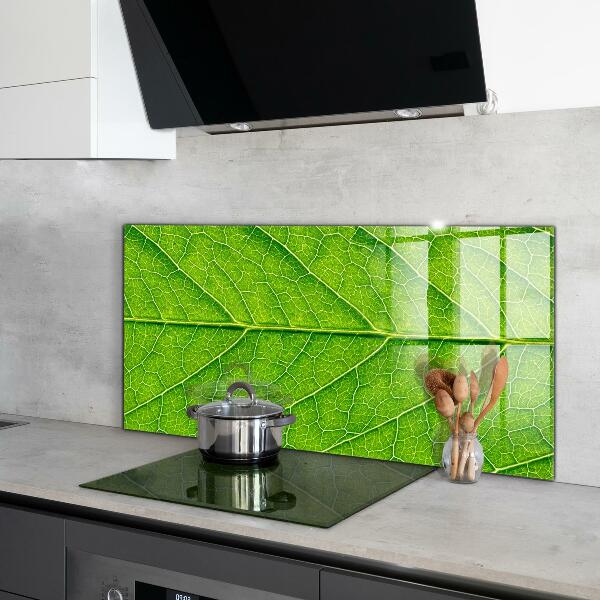 Kitchen wall panels Delicate leaf details