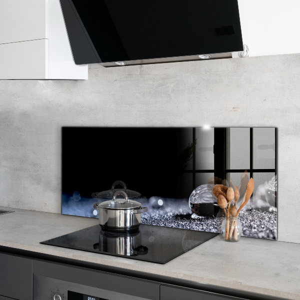 Kitchen splashback A drop of dew in the morning