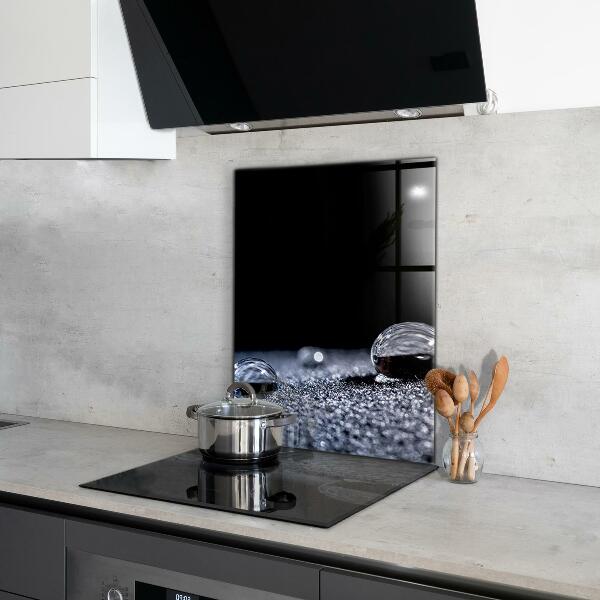 Kitchen splashback A drop of dew in the morning