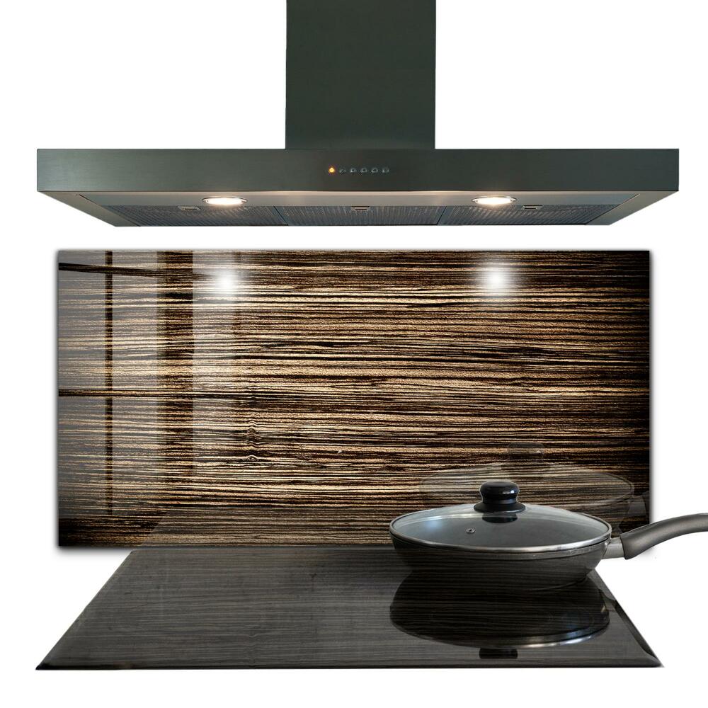 Kitchen splashback Oak wood texture