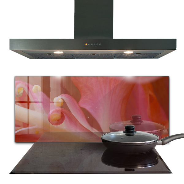 Kitchen wall panels Flower pollen nature