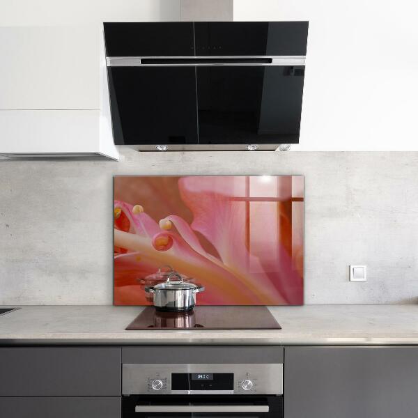 Kitchen wall panels Flower pollen nature