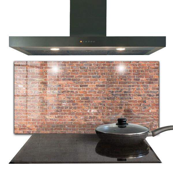 Kitchen splashback Brick wall texture