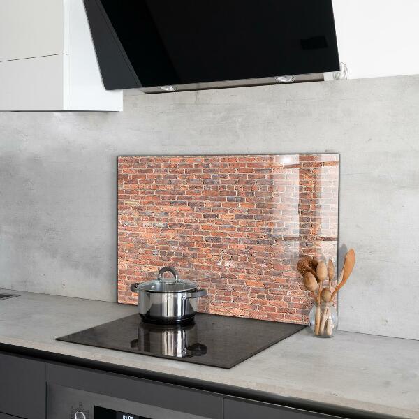 Kitchen splashback Brick wall texture