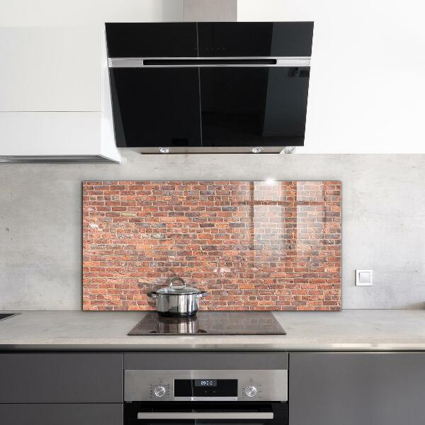 Kitchen splashback Brick wall texture