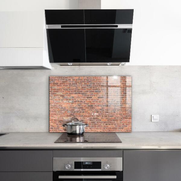 Kitchen splashback Brick wall texture