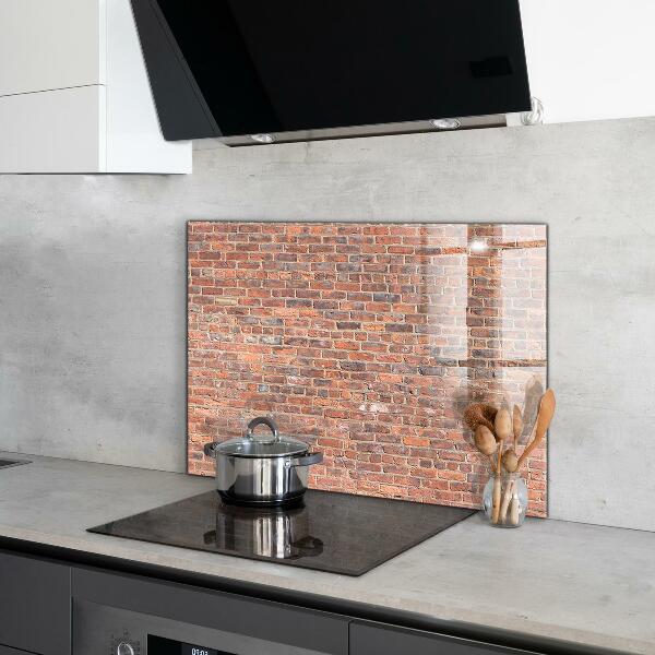 Kitchen splashback Brick wall texture