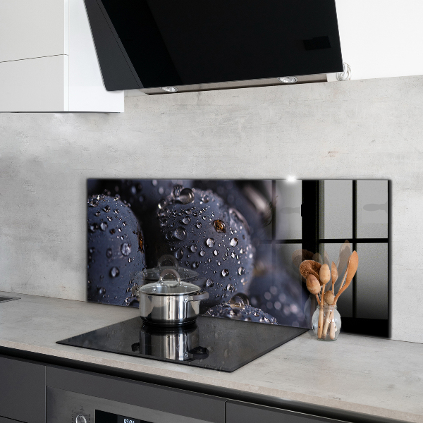 Kitchen splashback Juicy blueberries