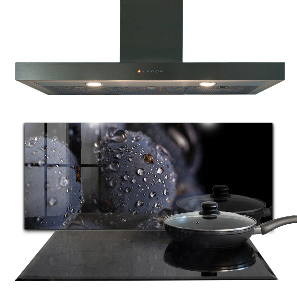 Kitchen splashback Juicy blueberries