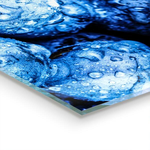 Kitchen splashback Ripe blueberries berries