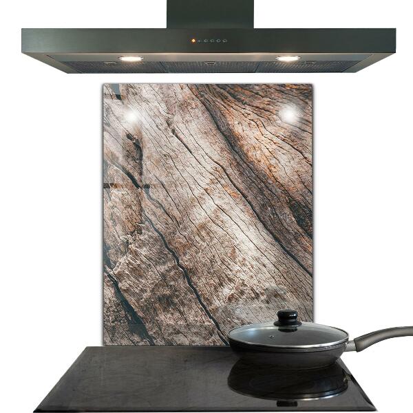 Kitchen splashback Tree bark trunk texture