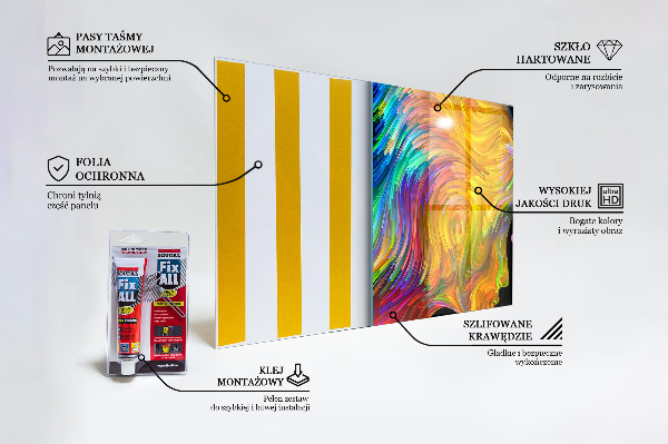 Kitchen splashback Artistic couple portrait