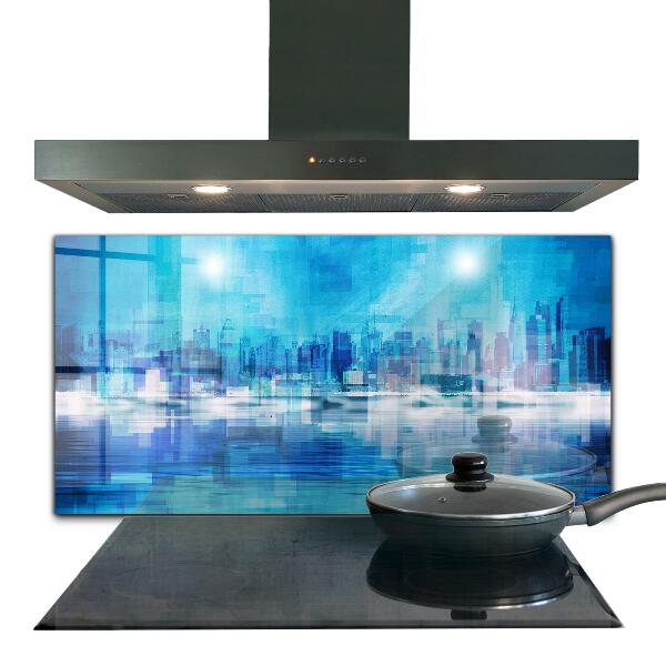 Kitchen splashback Panorama of manhattan new york