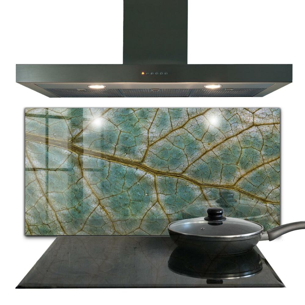 Kitchen splashback Leaf texture