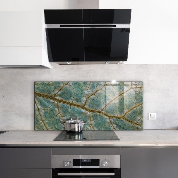 Kitchen splashback Leaf texture