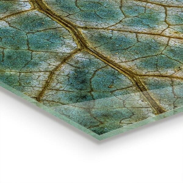 Kitchen splashback Leaf texture