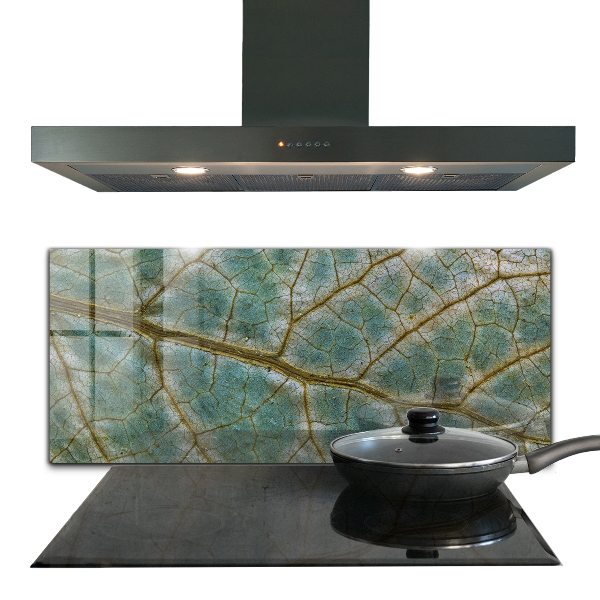 Kitchen splashback Leaf texture