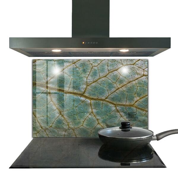 Kitchen splashback Leaf texture
