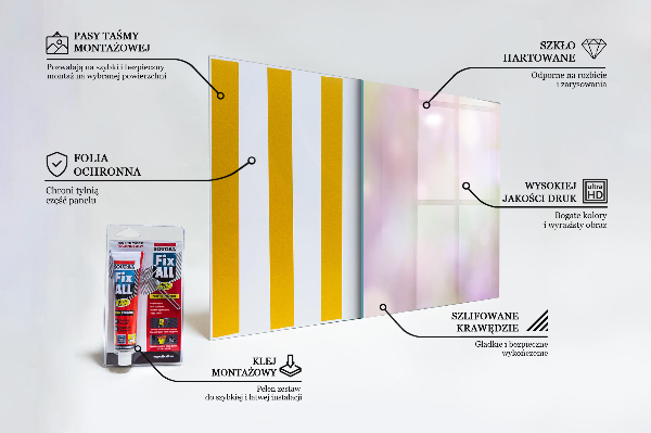 Kitchen splashback Blooming lilac summer in the garden