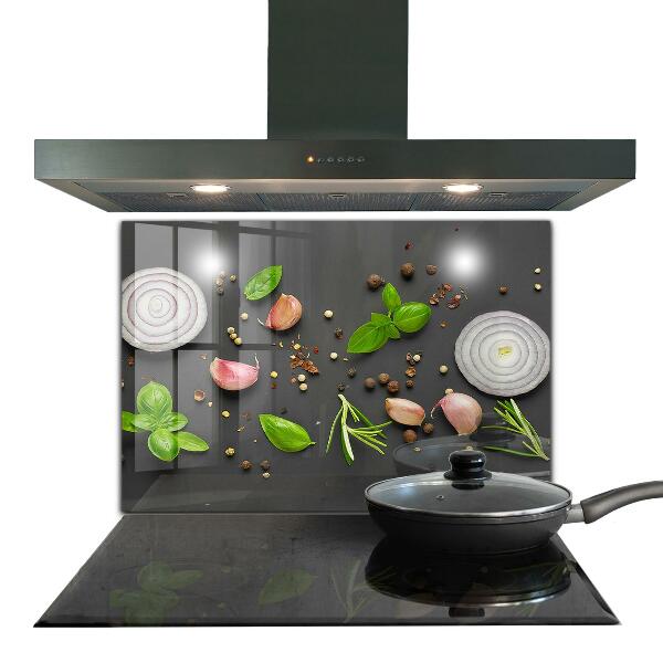 Kitchen splashback Spices italian cuisine