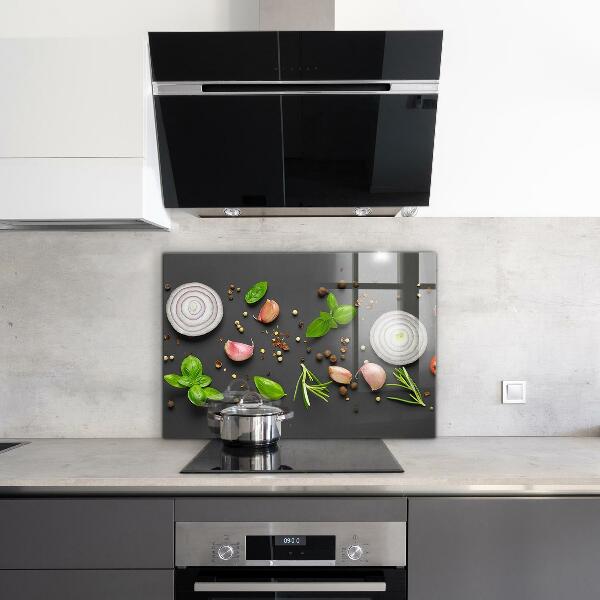 Kitchen splashback Spices italian cuisine