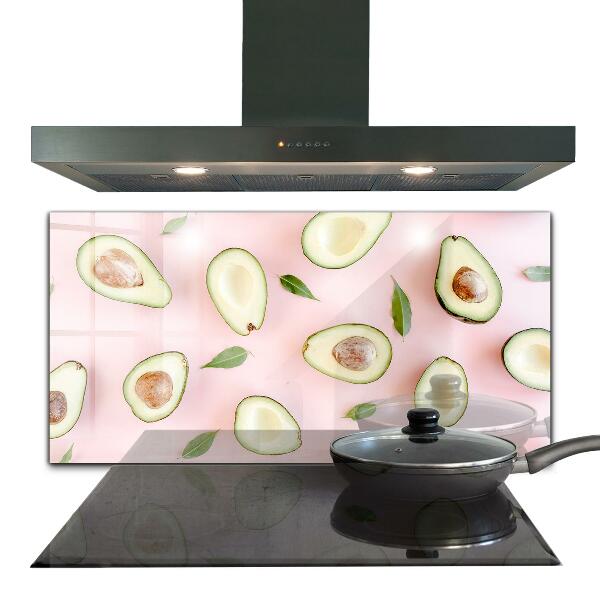 Kitchen splashback Composition with avocado