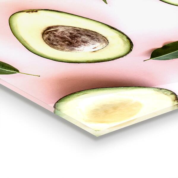 Kitchen splashback Composition with avocado