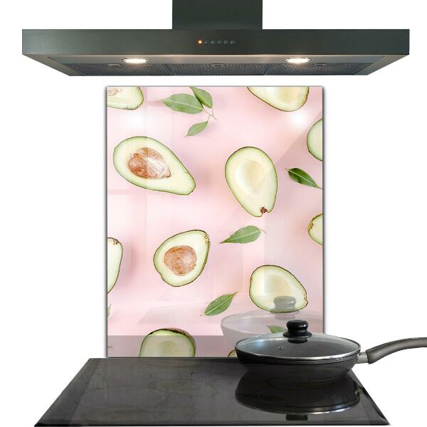 Kitchen splashback Composition with avocado