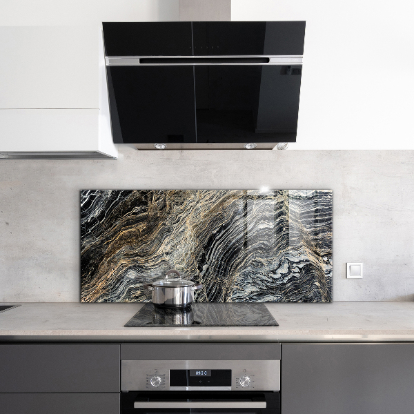 Kitchen splashback Marble granite texture