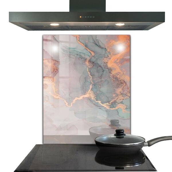 Kitchen splashback Marble texture