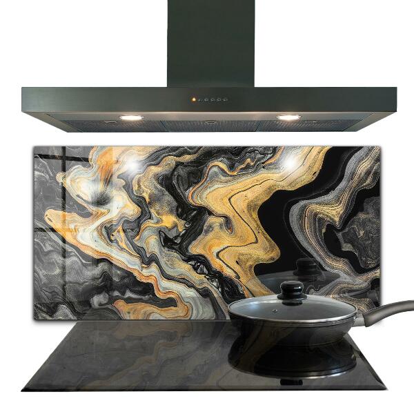 Kitchen splashback Marble modern art