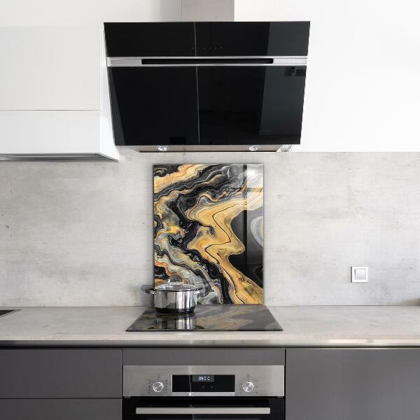 Kitchen splashback Marble modern art