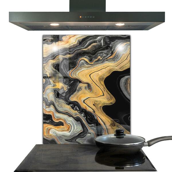 Kitchen splashback Marble modern art