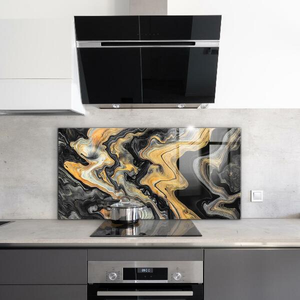 Kitchen splashback Marble modern art