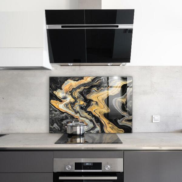 Kitchen splashback Marble modern art