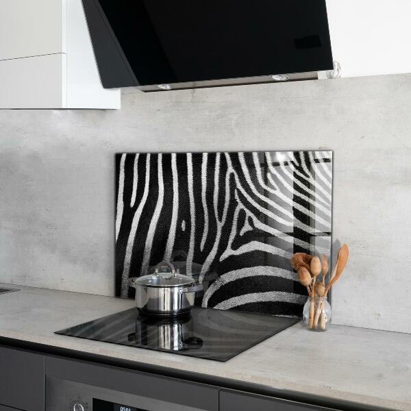 Kitchen splashback Zebra skin african ext