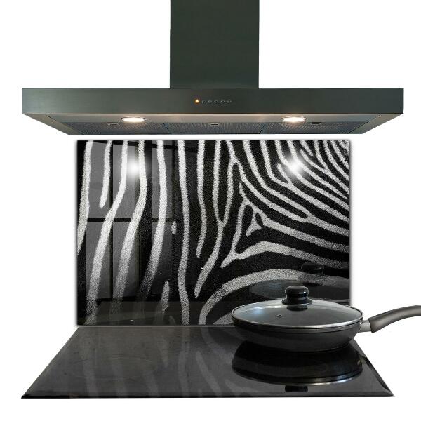 Kitchen splashback Zebra skin african ext