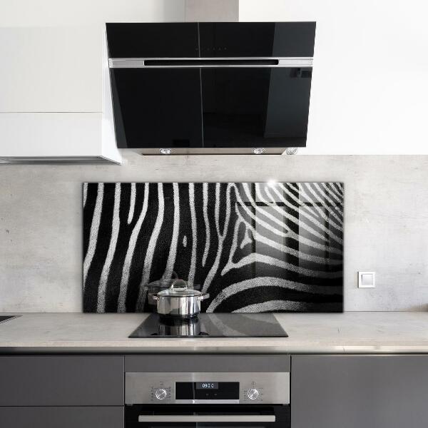Kitchen splashback Zebra skin african ext