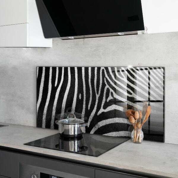 Kitchen splashback Zebra skin african ext