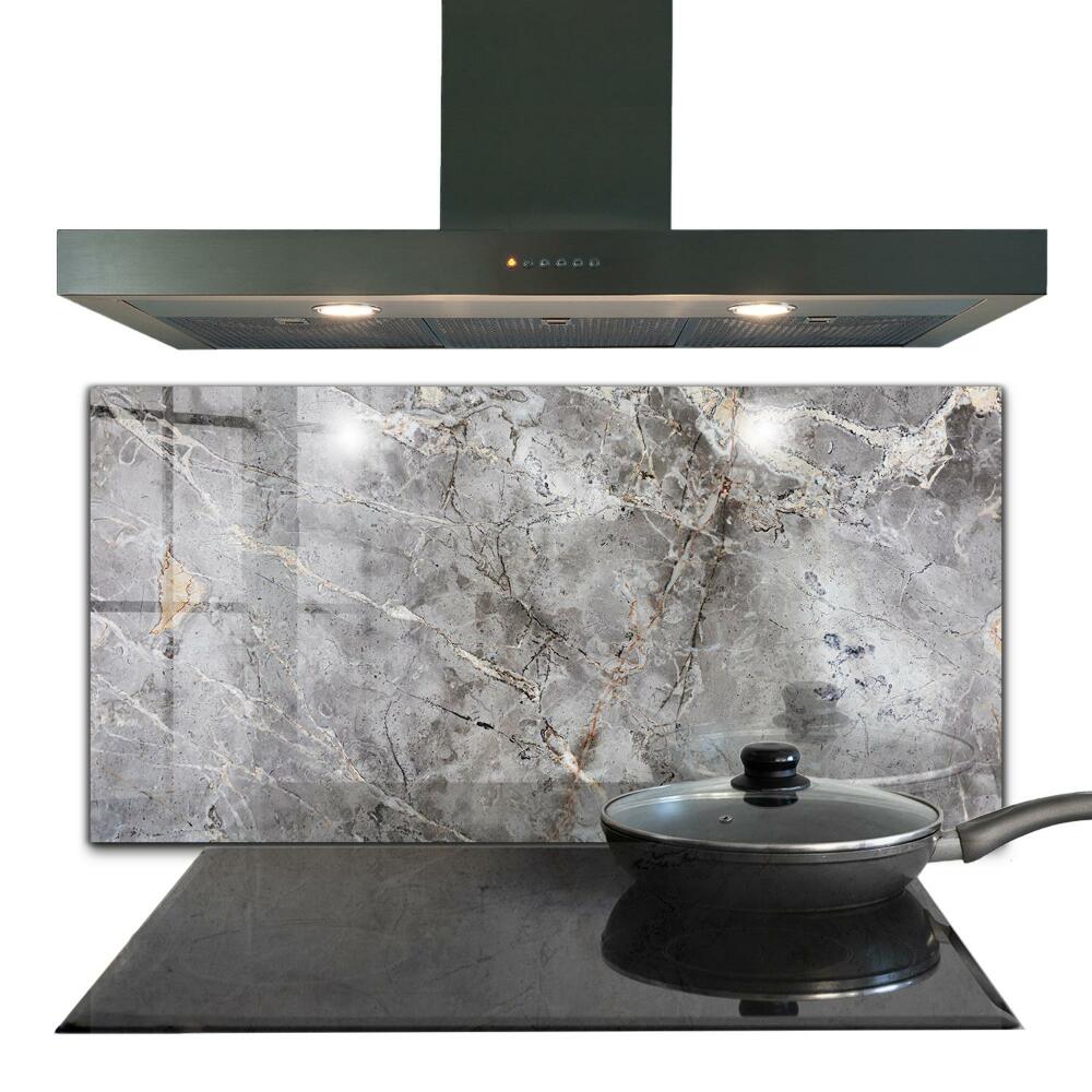Kitchen splashback Gray granite marble stone