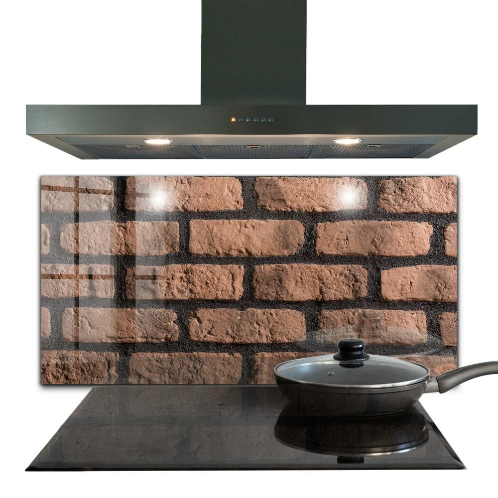 Kitchen splashback Natural brick wall