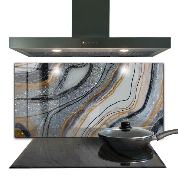 Oven splashback Marble stone texture