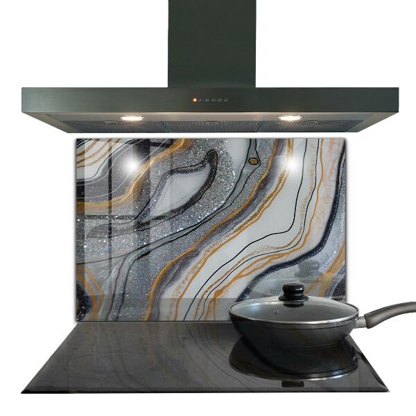 Oven splashback Marble stone texture