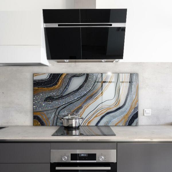 Oven splashback Marble stone texture