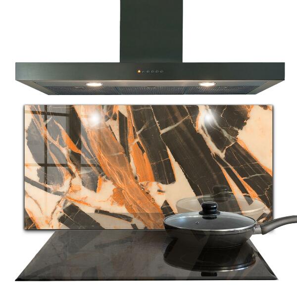 Oven splashback Natural stone composition