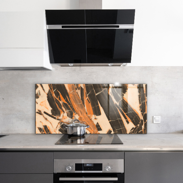 Oven splashback Natural stone composition