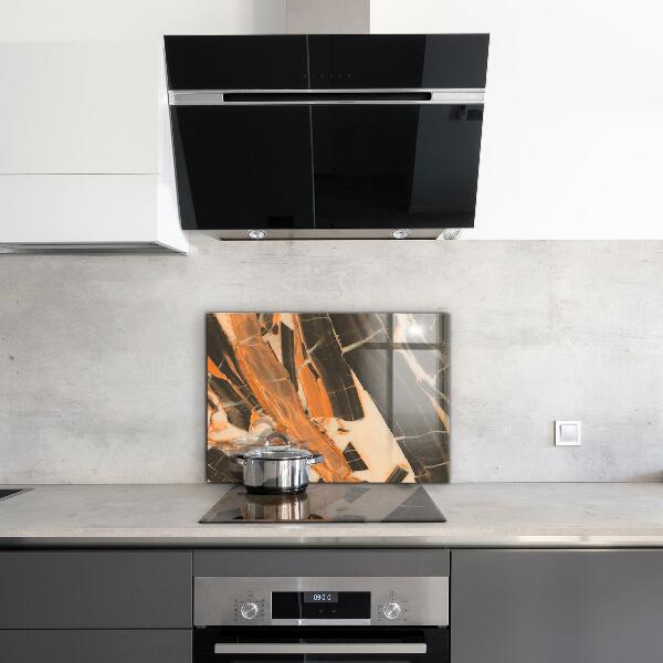 Oven splashback Natural stone composition